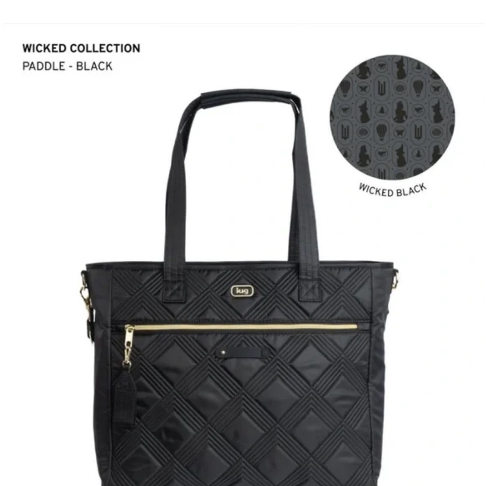 Lug Wicked x Lug Paddle Carry-All Tote Black tote